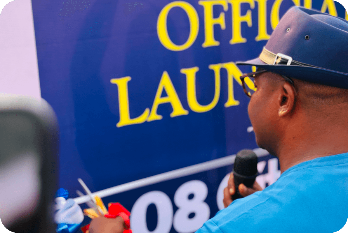 Guest speaking at the official launch event